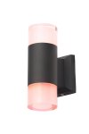 Forum ZN-31765-BLK Ashby Remote Colour Changing LED, Up/Downlight, RGB, 220-240V, Black