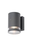 Forum ZN-34043-ANTH Lens 1 Light Wall Light With Photocell, 220-240V, Anthracite