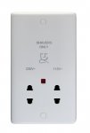Eurolite PL4581 Enhance White plastic shaver socket