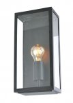 Forum ZN-20944-BLK Minerva box Lantern, 220-240V, Satin Black