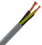 Securi-flex SFX/YY-3C-0.75-LSZH-GRY-NBR-U-1 Cable 1m (per metre) YY Control Flex 3 Core 0.75mm Grey LSZH Numbered Cores
