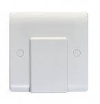 Eurolite PL8220 Enhance White plastic 20A flex outlet plate