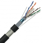 Securi-flex SFX/C6-F-UTP-SWA-LSZH-BLK-1 Cable 1m (per metre) Category 6 4pair F-UTP SWA Black LSZH