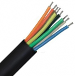 Securi-flex SFX/8C-TY3-PE-BLK-1 Cable 1m (per metre) 8 Core TCCA Type 3 Alarm Cable Black PE