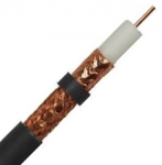 Securi-flex SFX/165-PE-BLK-1 Cable 1m (per metre) SFX165 Low Loss Extended Distance Coaxial Black PE