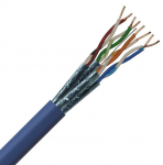 Securi-flex SFX/C6A-UFTP-LSZH-BLU-1 Cable 1m (per metre) Category 6A Data Cable, 4pair U/FTP Blue LSZH