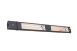 Forum ZR-32301-BLK Glow Wall Mounted Patio Heater /w Remote, 3000W, 220-240V, Black
