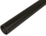 Univolt BSSH 20 Black (105790) 20mm Conduit Heavy Black  (3m)