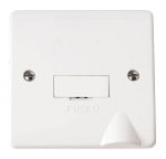 CLICK CMA050 MODE 13A Fused Connection Unit With Optional Flex Outlet Polar White