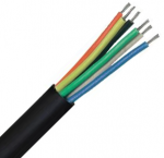 Securi-flex SFX/12C-TY3-DB-BLK-1 Cable 1m (per metre) 12 Core Type 3 TCCA Alarm Cable Direct Burial Black HDPE