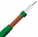 Securi-flex SFX/125-DB-GRN-1 Cable 1m (per metre) SFX125 Low Loss Extended Distance Coaxial Direct Burial Green PE