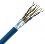Securi-flex SFX/C6A-F-FTP-LSZH-BLU-1 Cable 1m (per metre) Category 6A Data Cable, 4pair F/FTP Blue LSZH