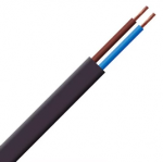 Securi-flex SFX/2192Y-2C-0.75-PVC-BLK-U-100 Cable 100m 2192Y 0.75mm Flat Flexible Power Black PVC (H03VVH2-F 2X0.75)