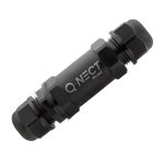 Q-NECT QOE3052BLK 5 pole 2 way 24A IP68 inline connector
