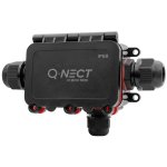 Q-NECT QOE8343BLK 4 pole 3 way 24A (M16+M20) connection box