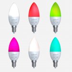 Link2Home L2HE145W Smart colour changing lamp bulb, E14 base