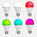 Link2Home L2HE279W Smart colour changing lamp bulb, E27 base