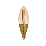 Link2Home L2HFE145W Smart colour-change filament lamp bulb, E14 base