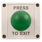 esp EVEXITMIP55 aperta 'Push to Exit' mushroom release button, IP55