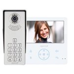 esp APKITKPG aperta Colour video door entry keypad system with record facility (white monitor)