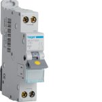 Hager MLN740A 40A 6kA 1Pole + Switched Neutral C Curve MCB