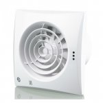 Blauberg CALM 100 ST extractor fan 100mm white - pull cord & timer, low noise, Zone 1