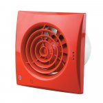 Blauberg CALM RED 100 extractor fan 100mm red - standard, low noise, Zone 1