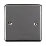 Eurolite EN1BBN Enhance Decorative single blank plate, Black Nickel