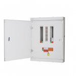 FuseBox TPN07FBX 7 way TPN board with T2 SPD, 125A main switch
