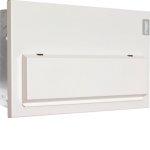 Hager VMLF112SPD 100A 12 Way Design 10 Flush Mounted Switch Disconnector Incomer Consumer Unit & Type 2 SPD
