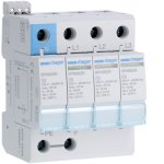 Hager SPN465R 65kA Type 2 Pluggable 4 Pole Surge Protection Device with Reserve & Remote Contact