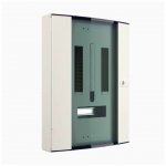 Hager JK108BG 125A 8 Way Invicta 3 Type B TPN Distribution Board Glazed Door