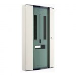 Hager JK116BG 125A 16 Way Invicta 3 Type B TPN Distribution Board Glazed Door