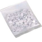 Hager SCREWCOVER Sollysta Pack of 100 Push-Fit Screw Covers