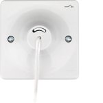 Hager WMCS3PI Sollysta White 3 Pole Ceiling Switch marked 'ISOLATOR'