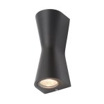 Forum ZN-29347-BLK Skye Double Cone Up/Down Wall Light, 220-240V, Black
