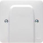 Hager WMP2FO Sollysta 20A White Flex Outlet Plate