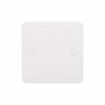 Schneider Electric GGBL2033S Lisse 25A Side Entry Flex Outlet Plate White