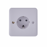Schneider Electric GGBL3016A1 Lisse 16A 1G Unswitched Schuko Socket White