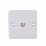 Schneider Electric GGBL7010 Lisse Single TV Outlet co-axial White