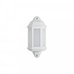 Bell Lighting 10356 8W Retro Vintage LED Half Lantern - White, IP54, 4000K