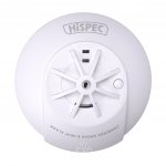 HiSPEC HSSA/PH/RF10-PRO RF COMBO Fast Fix Mains Smoke & Heat Detector with 10yr Rechargeable Lithium Battery Backup