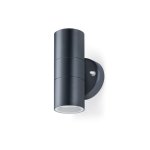 JCC JC17060ANTH Twin GU10 Anthracite Up/Down wall light 7W LED Max, IP44