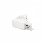 JCC JC88107WH Mainline 3 Circuit Track 'L' Connector Right Side Earth White