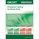Kewtech EMCERT Emergency lighting certificate book