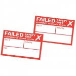 Kewtech 250FAIL PAT fail test labels