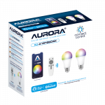 Aurora AU-A1BTGECWK Aurora AOne connect.control x2 RGB+Tuneable White GLS E27 Lamp Starter Kit