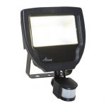 Ansell Lighting ACALED30/PIR Calinor LED Polycarbonate Floodlight - PIR Cool White 30W Black