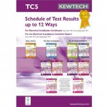 Kewtech TC5 Schedule of Test Results up to 12 ways (18th Edition Amendment 2)