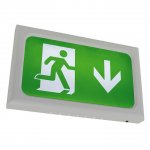 Ansell Lighting AENLED/3M/SG Encore LED Exit Sign Maintained / Non-Maintained 2.6W Silver Grey